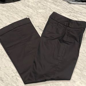 Harold’s black wide leg slacks